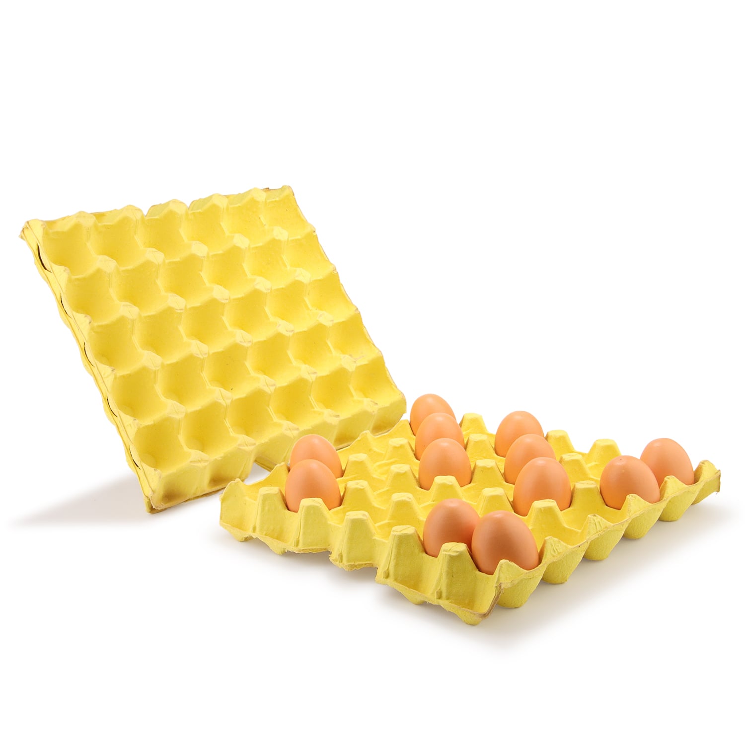 Eco-friendly biodegradable 30-hole pulp egg tray