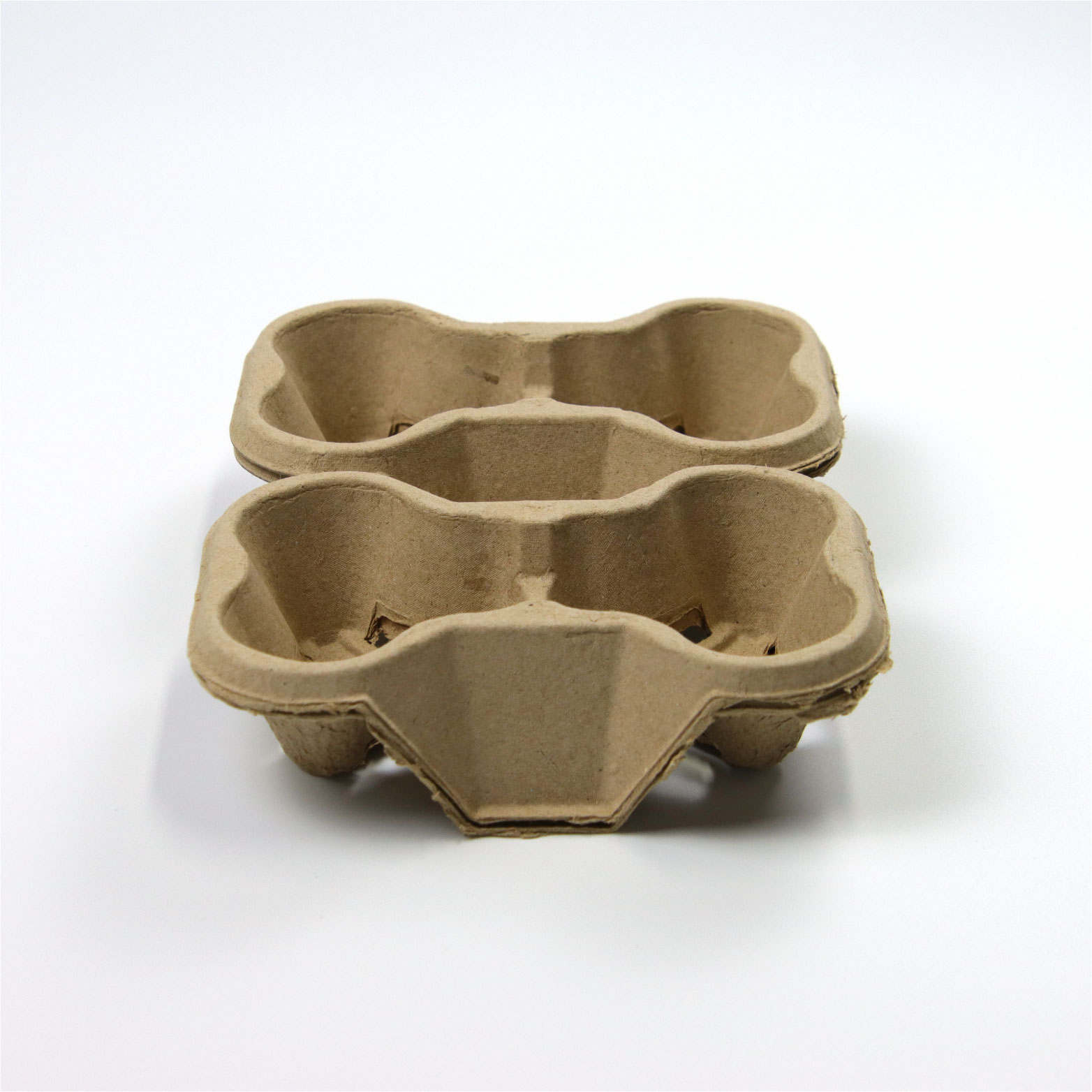 4 Compartments Biodegradable Paper Pulp Cup Holder
