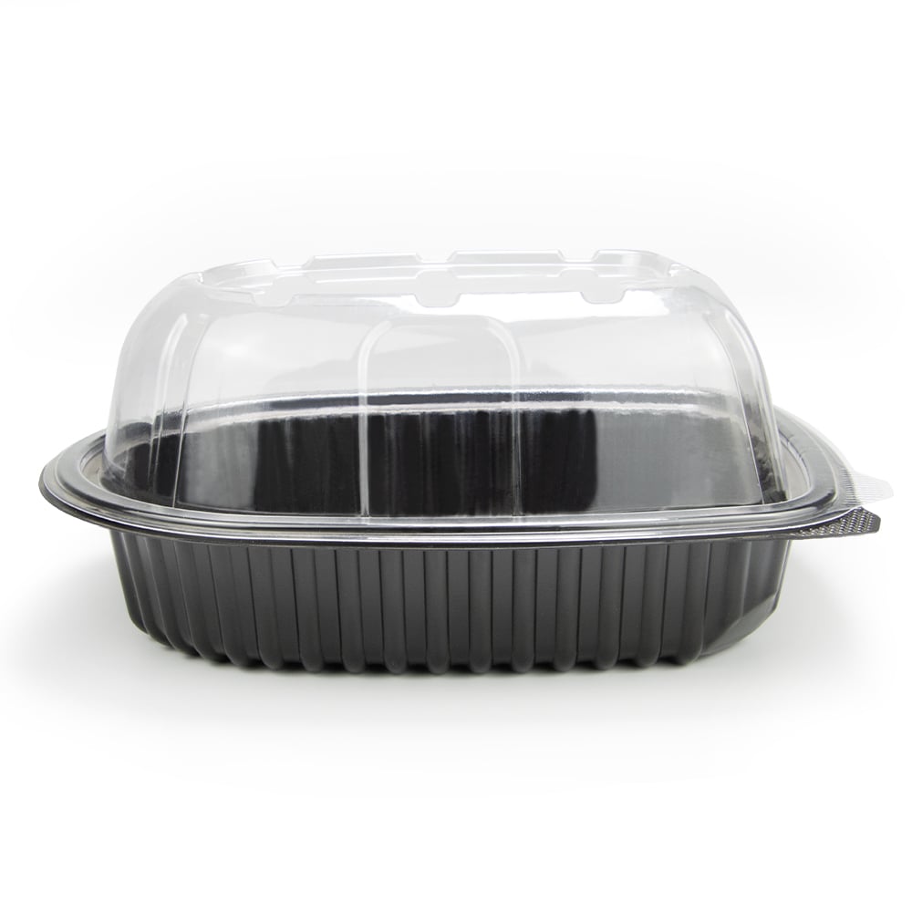 Disposable takeaway PP turkey box with PET transparent Lid