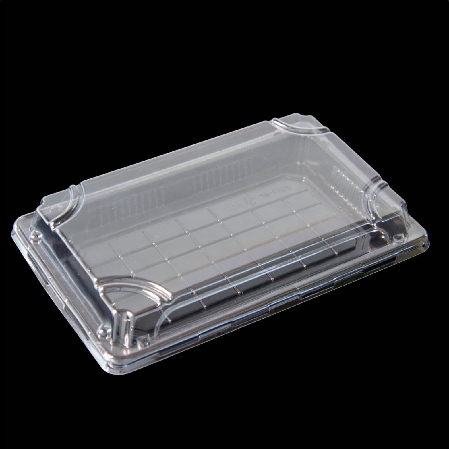 190*130*43mm Customized Wholesale Disposable PS Sushi Tray