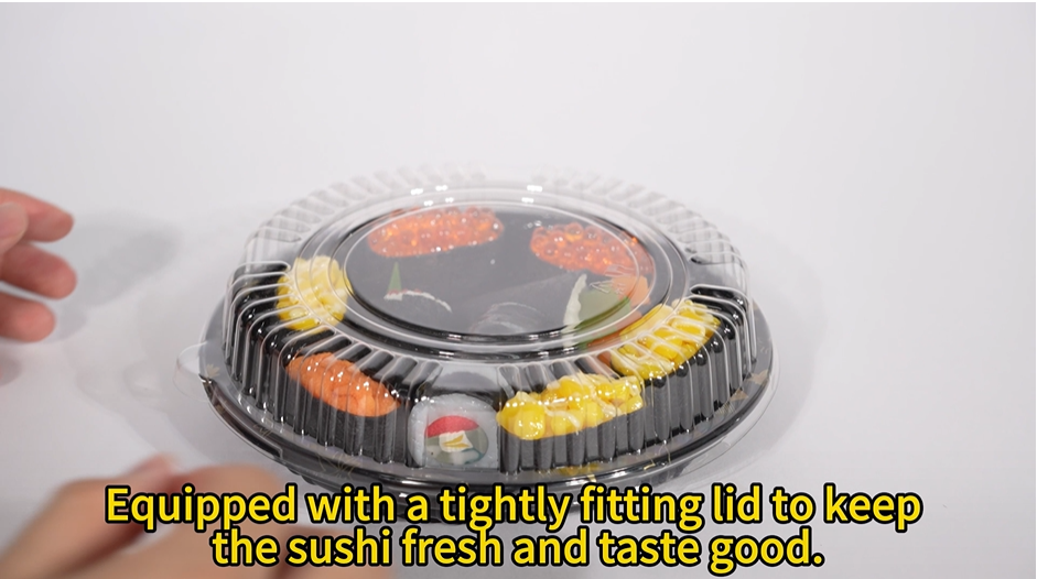PS plastic sushi plate