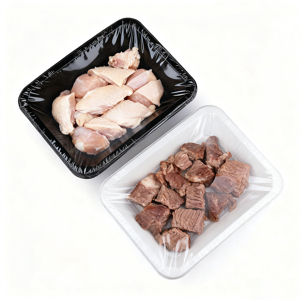 XM XIEFA factory custom-made PP PET food trays and supermarket meat trays