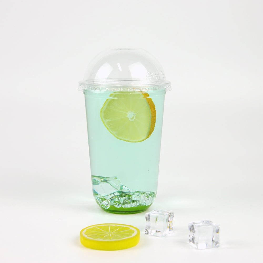 16oz 500ml PLA biodegradable U-shaped plastic cup