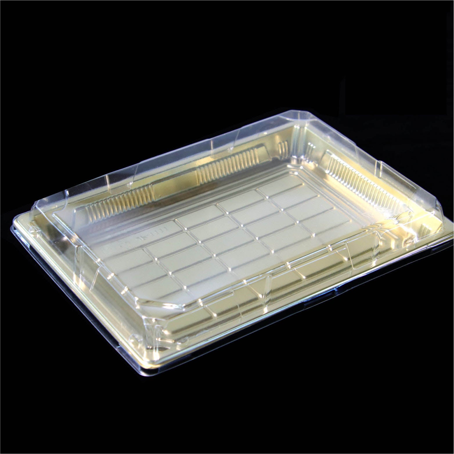 Customized wholesale disposable PS sushi tray