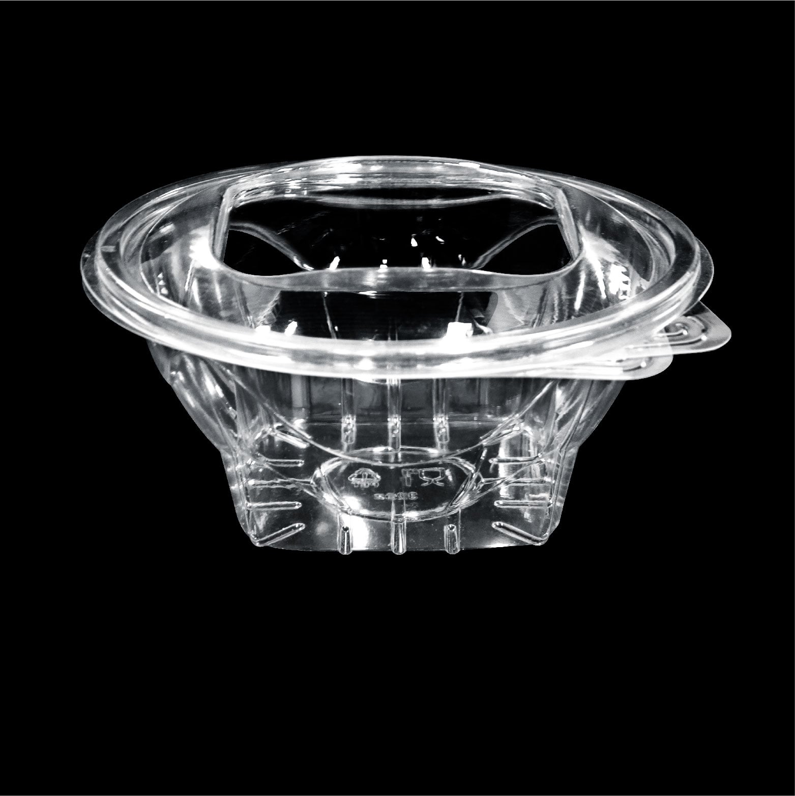 Recyclable Disposable PET Salad Bowl Food Container