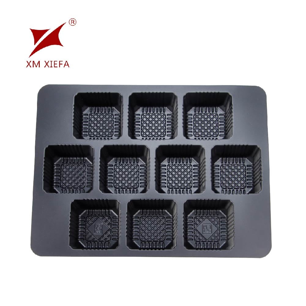 Recyclable, supermarket-grade 10-compartment PP food-grade tray sealable frozen food packaging