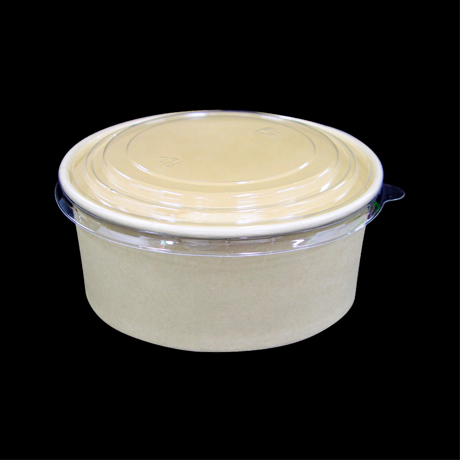 Kraft Salad Bowl Disposable Sturdy and Durable Recyclable Bowl