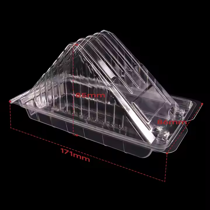 Custom Blister PET Transparent Sandwich Box