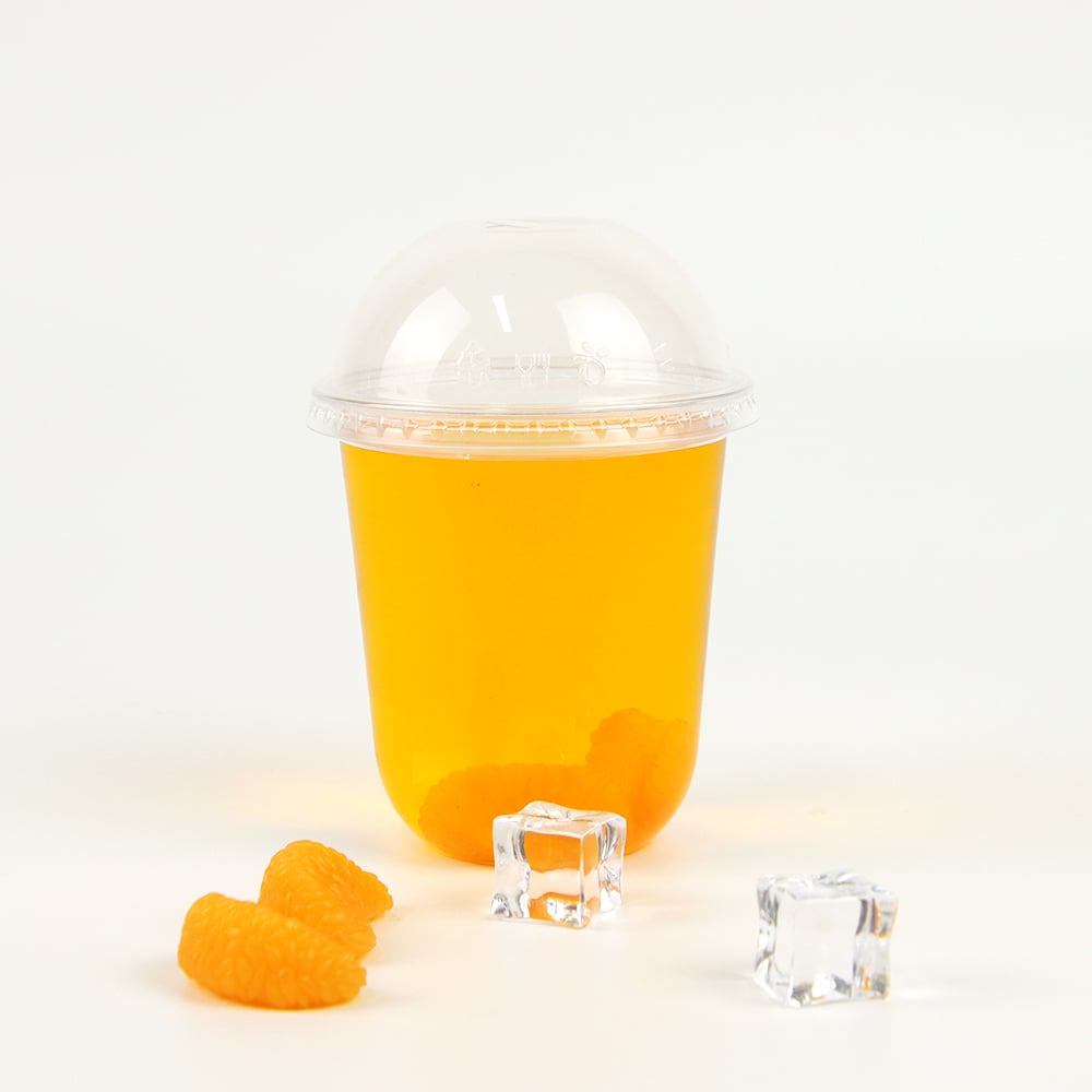 12oz 360ml PLA Biodegradable U-Shaped Plastic Cup