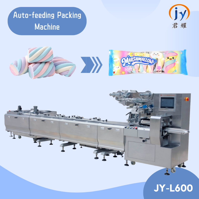 Marshmallow Pillow Packing Machine Cotton Candy Packaging Machine