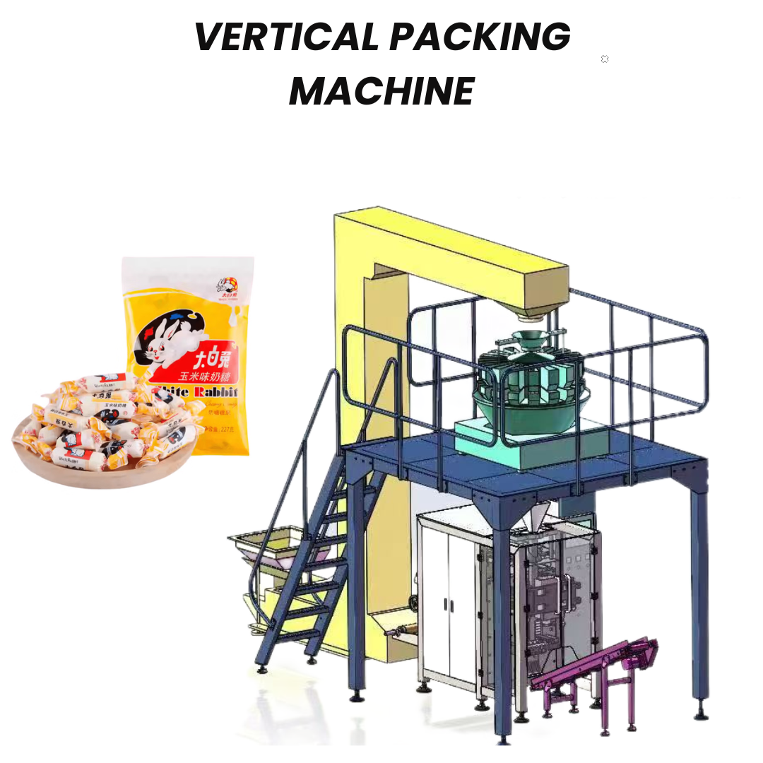 Machine de conditionnement de bonbons à haute vitesse, machine de conditionnement vertical