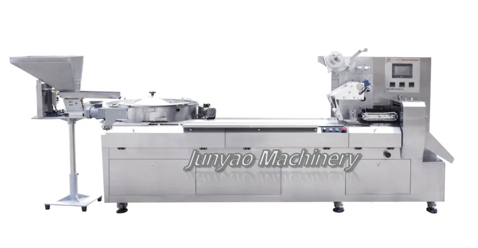 High Speed Automatic Candy Packing Machine Gummy Packaging Machine Toffee Wrapping Machine