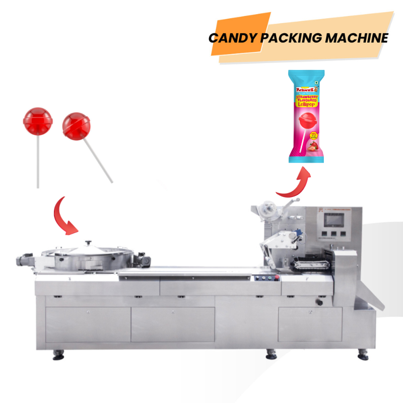 Candy Lollipop Package Automatic Horizontal Packing Machine