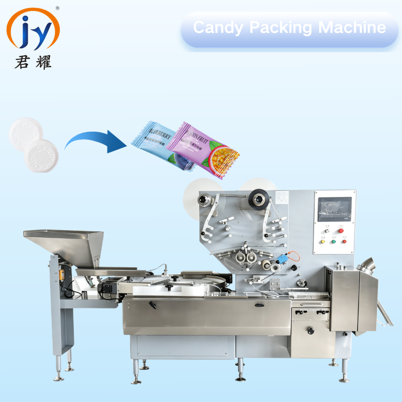 High Efficiency Solid Candy Horizontal Sealing Sachet Candy Pillow Packaging Machine
