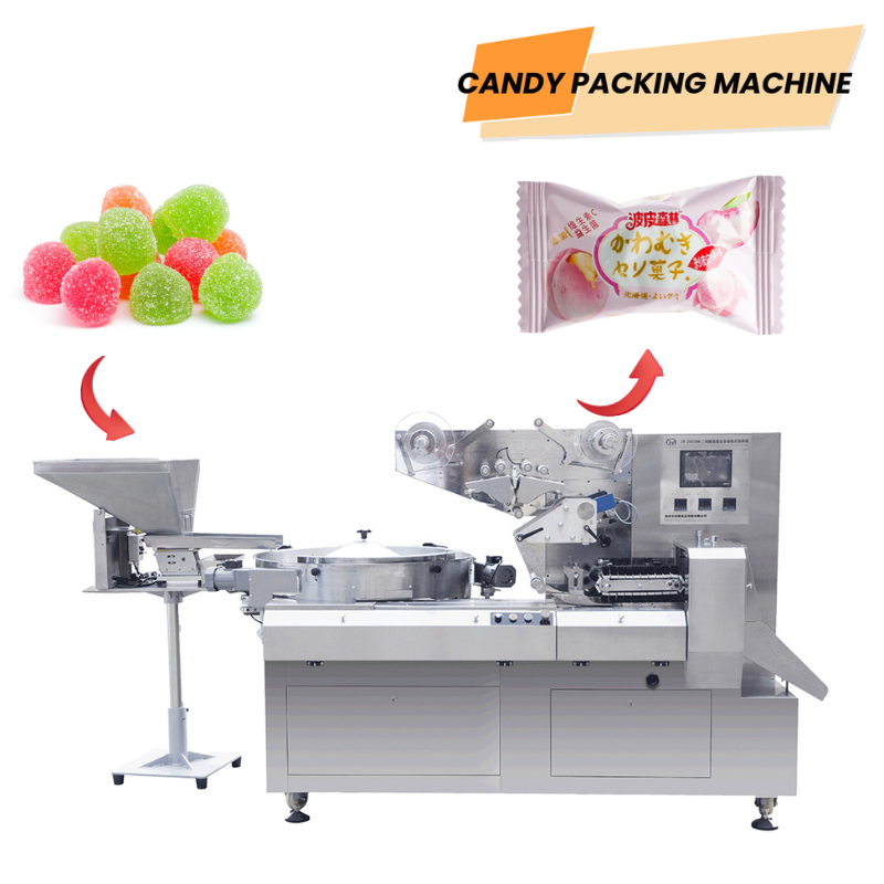 High Speed Automatic Candy Packing Flow Wrapping Machine Pillow Packaging Machine