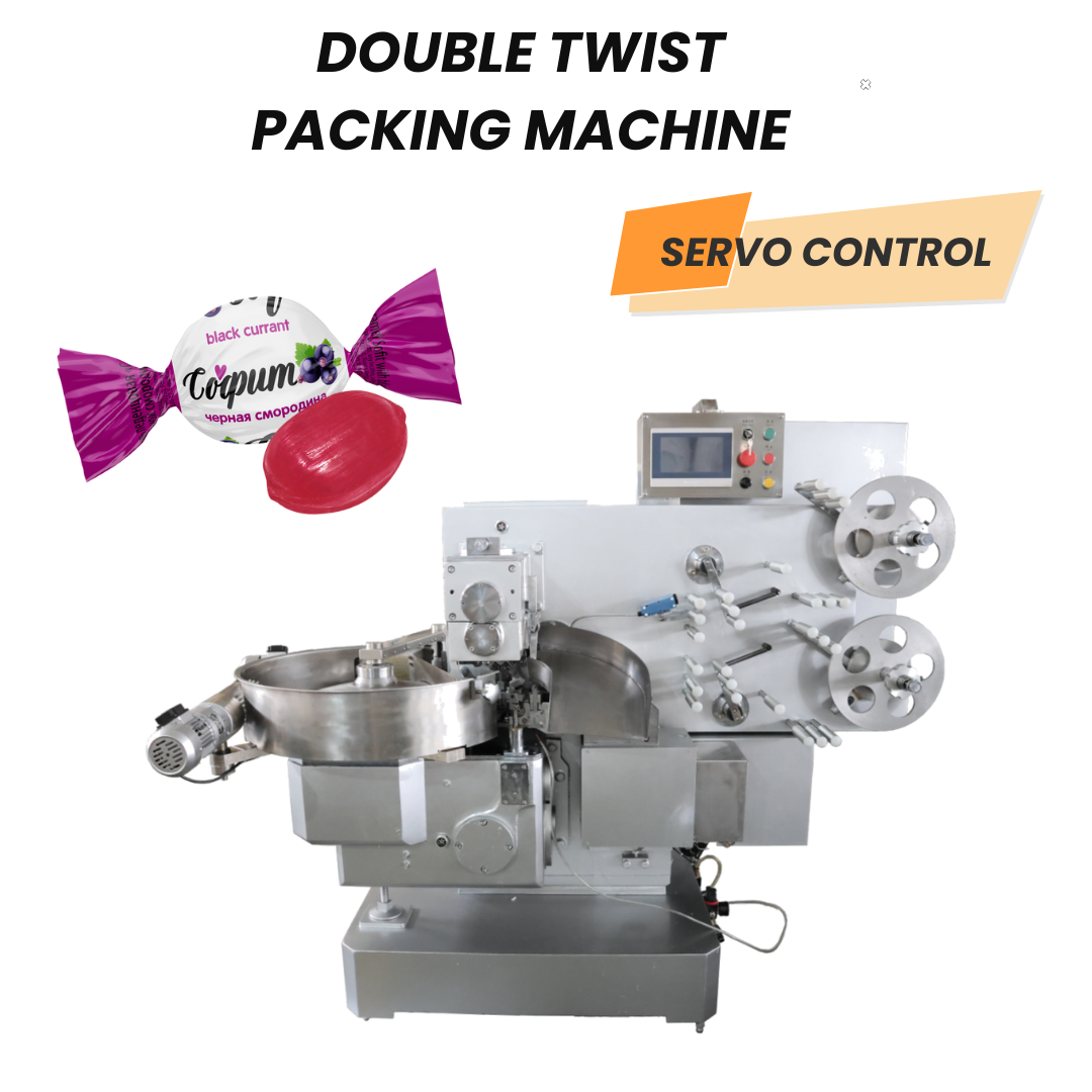 Machine d’emballage et de conditionnement à double torsion pour bonbons et chocolats avec commande par servo-moteur, fabriquée en Chine