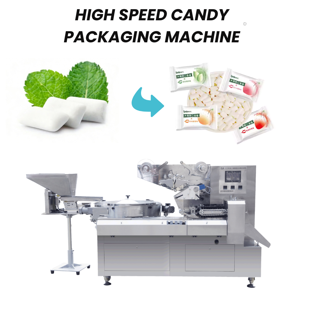 High Speed Candy Packing Machine Chewing Gum Packaging Machine