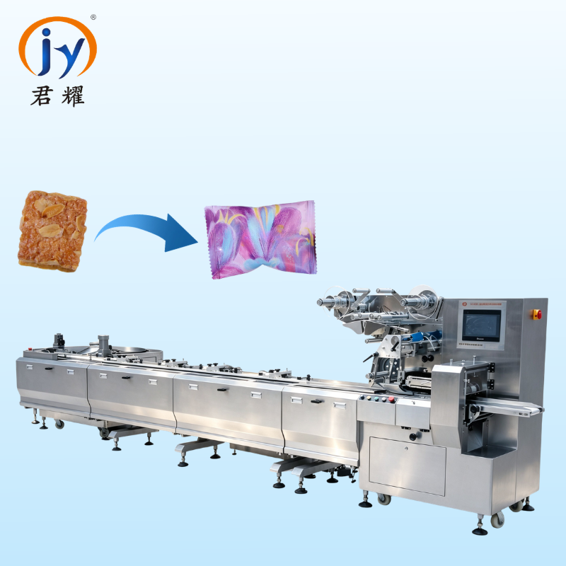 Automatic Nut Shortbread Disc Plate Flow Wrapping Horizontal Sealing Machine for Sachet Snack Package