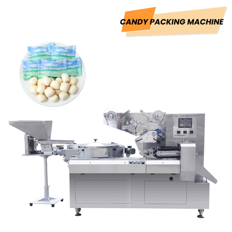 High Speed Candy Ball Pillow Packing Machine Milk Candy Packaging Machine Horizontal Flow Wrapping Machine