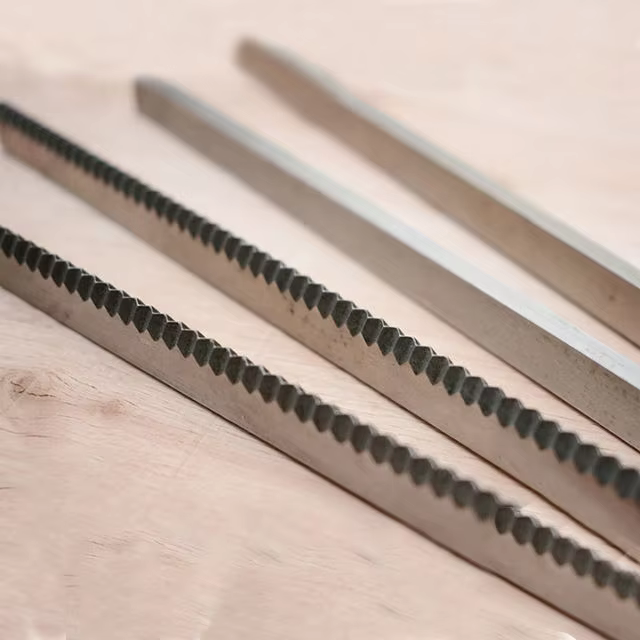 product customized high precision sealing machine tooth blade knife blade zigzag cutters for pillow packing machine spare parts-1
