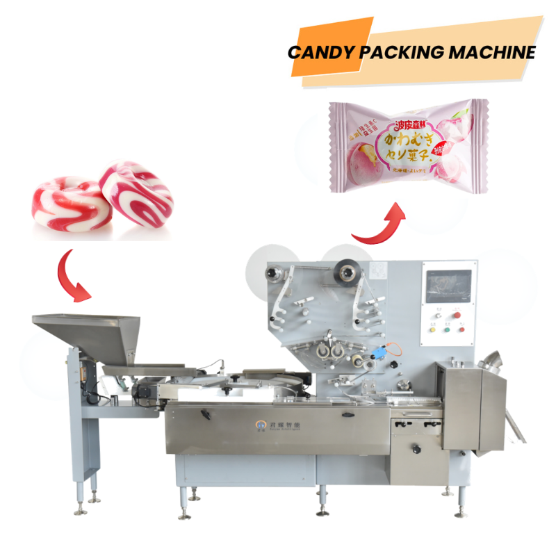 Machine automatique haute vitesse d’emballage de bonbons / Machine d’emballage en flux pour confiseries et sucreries