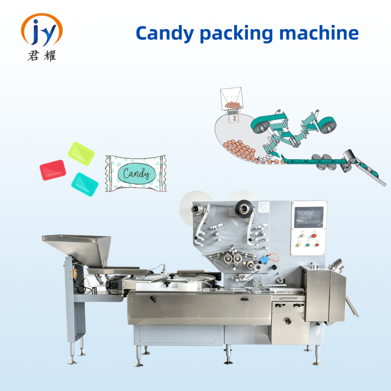 Intelligent High Speed Tablet Candy Flow Wrapping Coffee Candy Horizontal Seal Packaging Machine