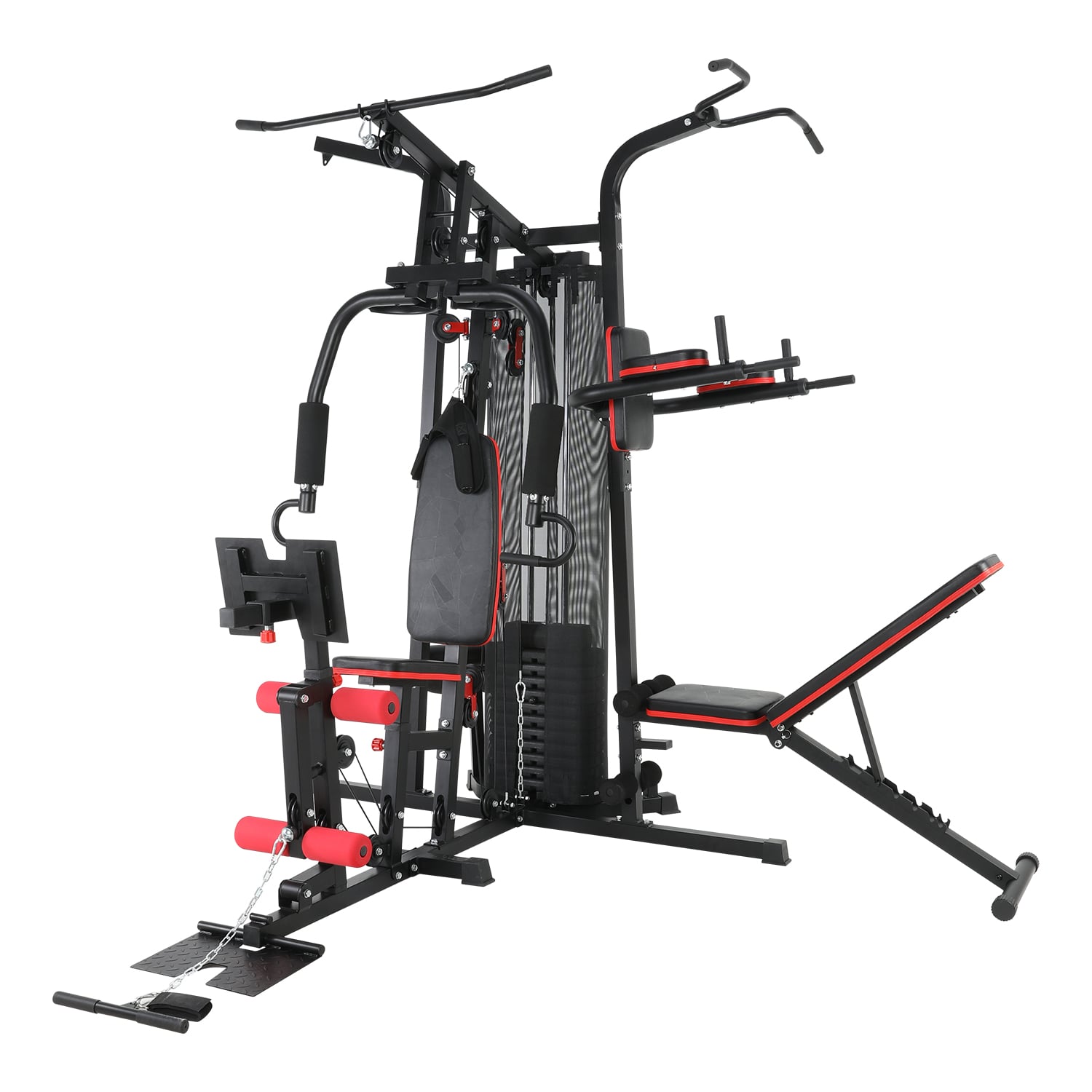 ES-4301 3 Way Multi-Gym Station  With 65KGS Weight Stack for Core Muscle Exercise