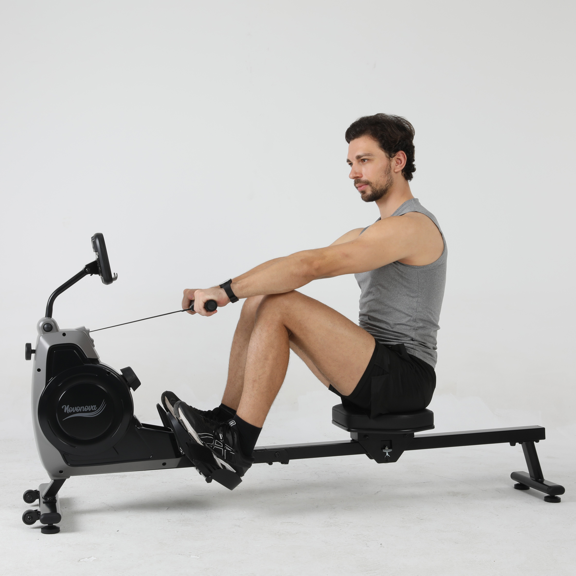 Hybrid luft- og magnetisk cardio-modstandssystem