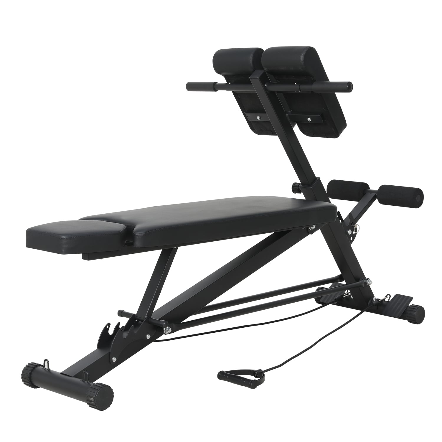 ES-5514 Compact Adjustable AB Workout Bench for Home Gym Fitness 