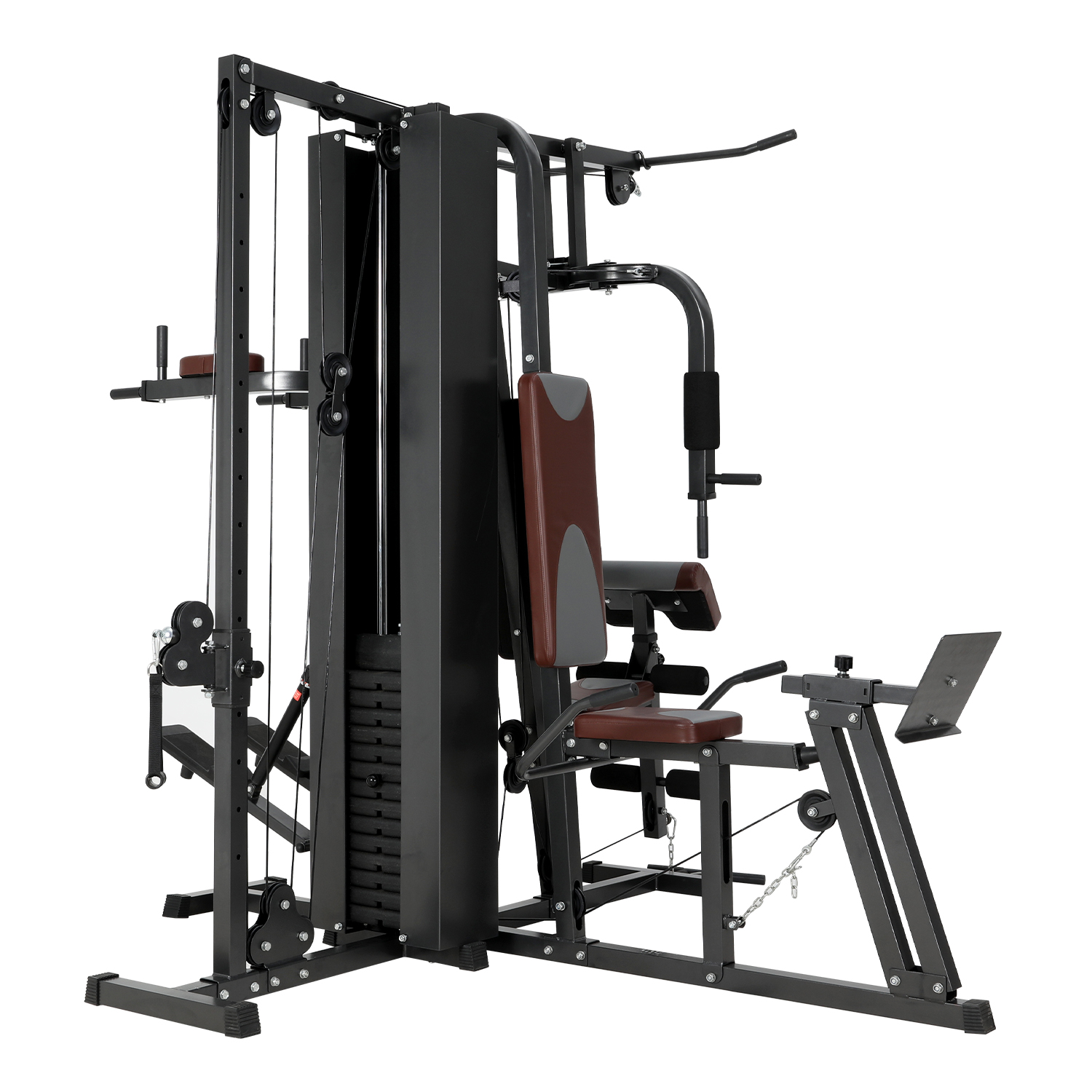 ES-4408 All-in-one 4 Station Home Gym Equipment for Comprehensive Fitness Exercise