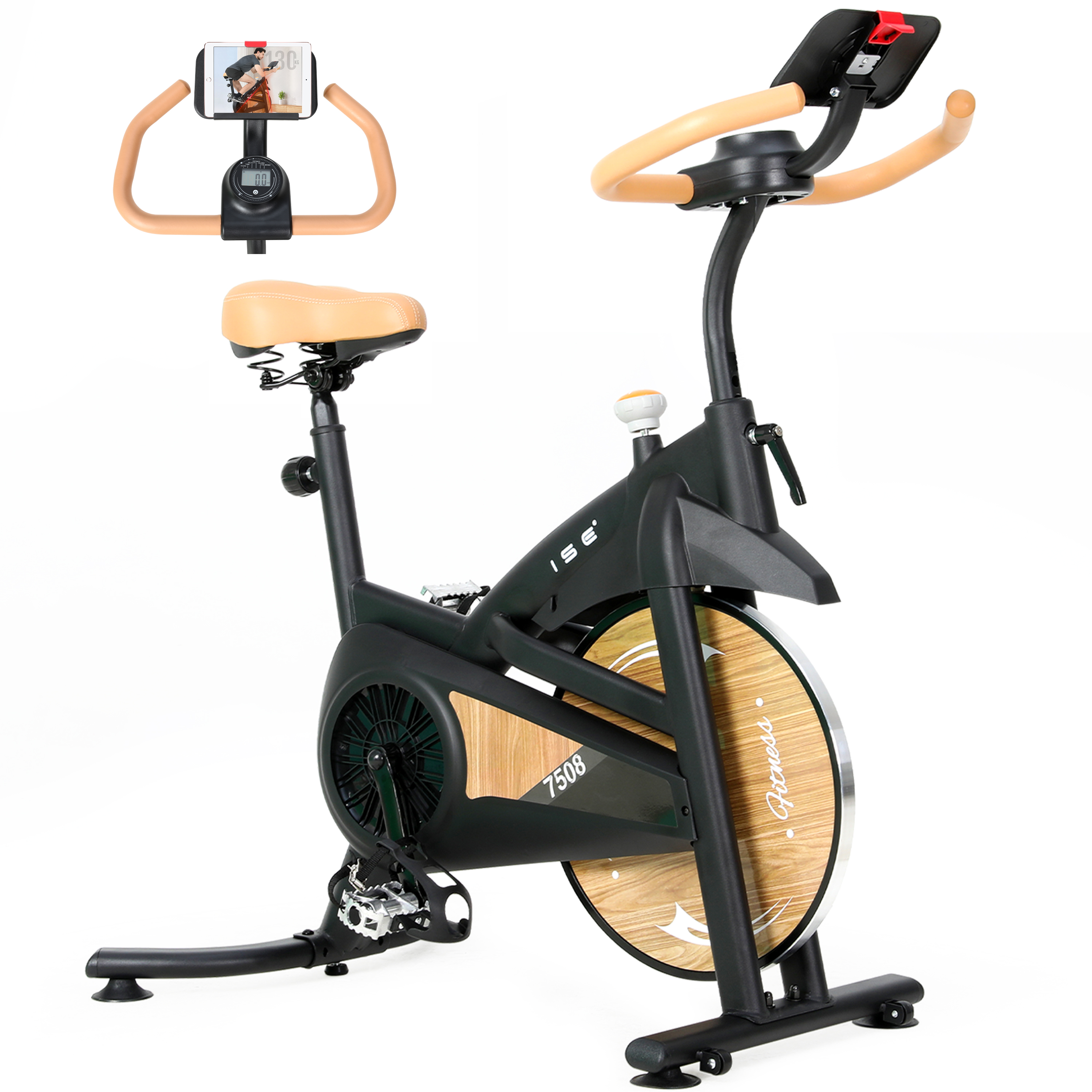 ES-7508 Ultra-Quiet Spinning Cycling Bike for Exercise Weight Lose 