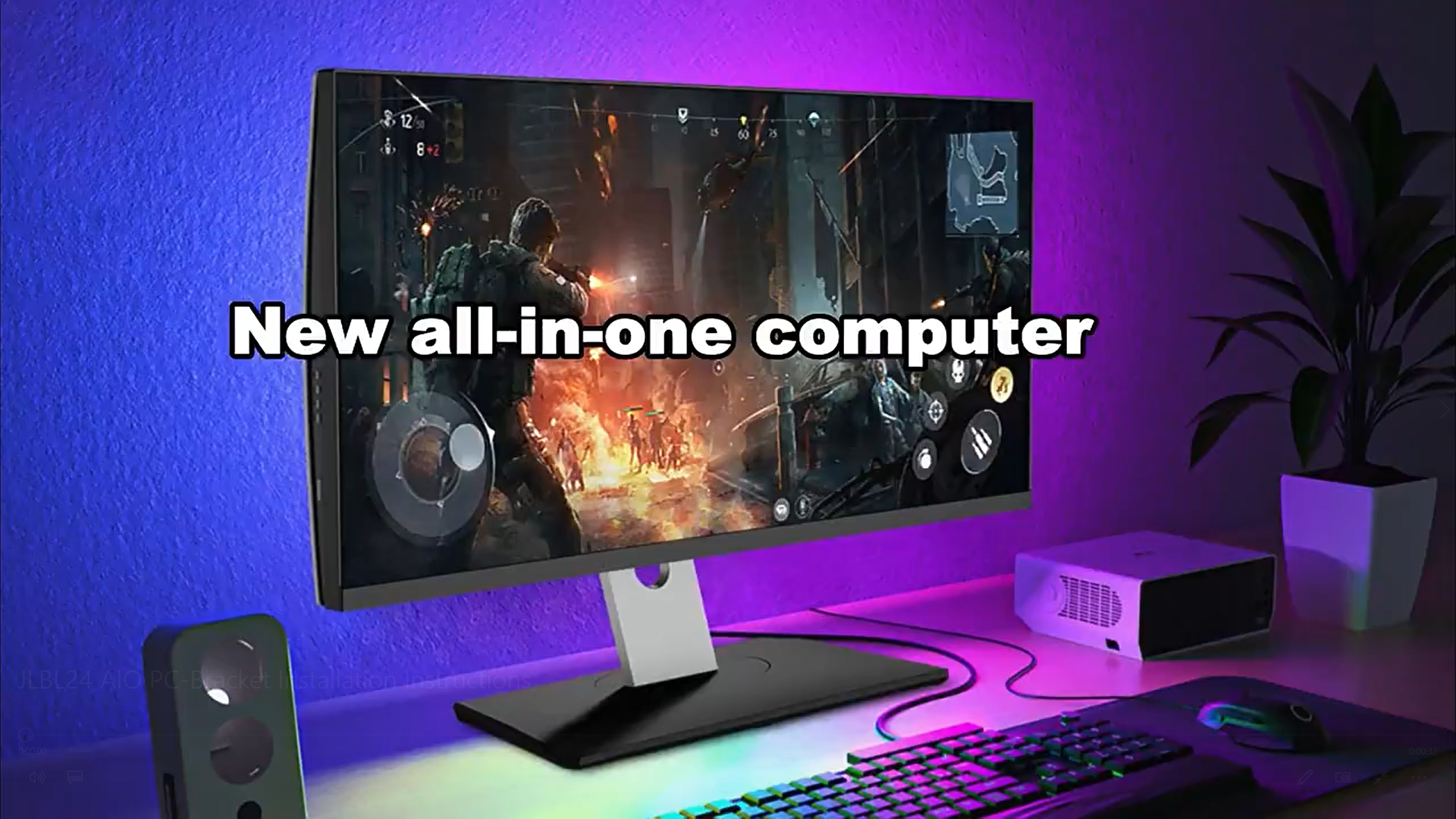 JLBL24 AIO PC-Bracket Installation Instructions