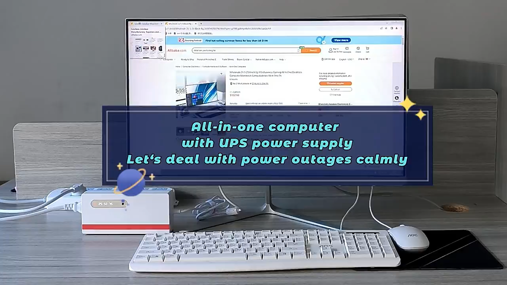 UPS power adapter-RED