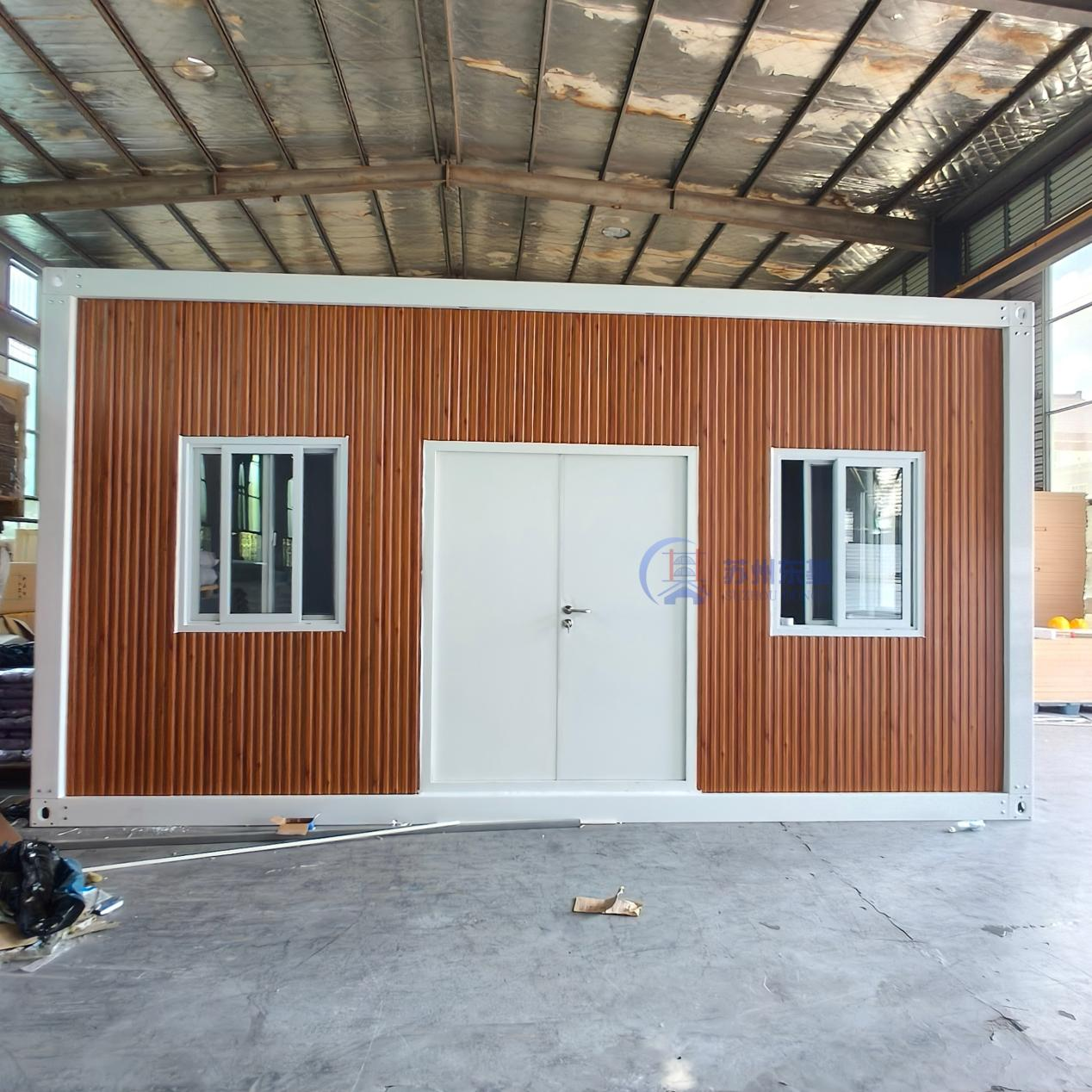 How We Customized a Standard 3×6m Prefab House into a Modern Staff Lounge