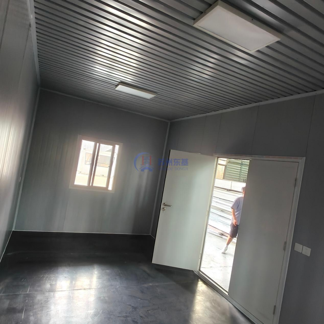How We Customized a Standard 3×6m Prefab House into a Modern Staff Lounge