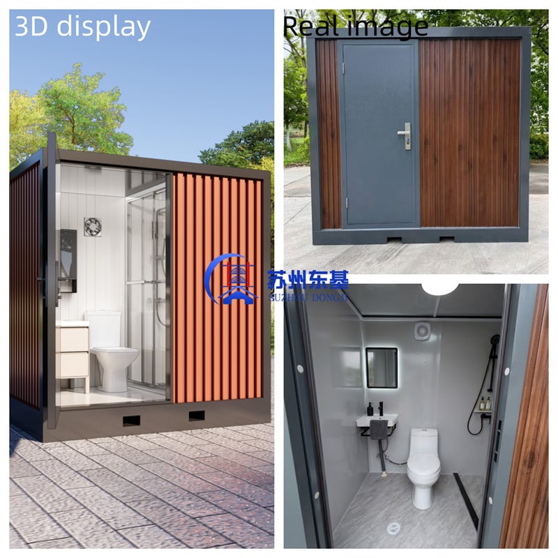 15 Sets of Custom Construction Site Outdoor Toilets Delivered to Manila, Philippines