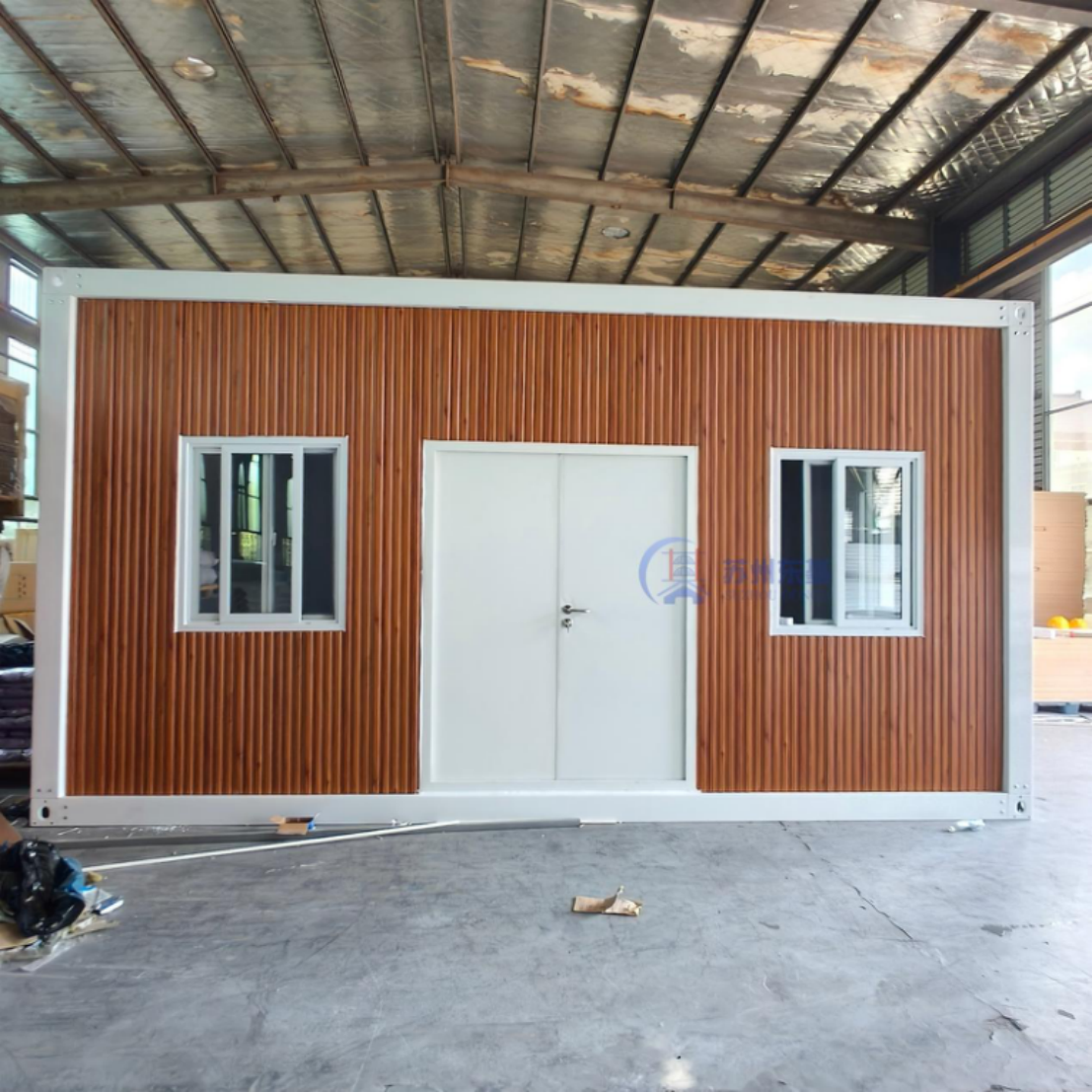 How We Customized a Standard 3×6m Prefab House into a Modern Staff Lounge