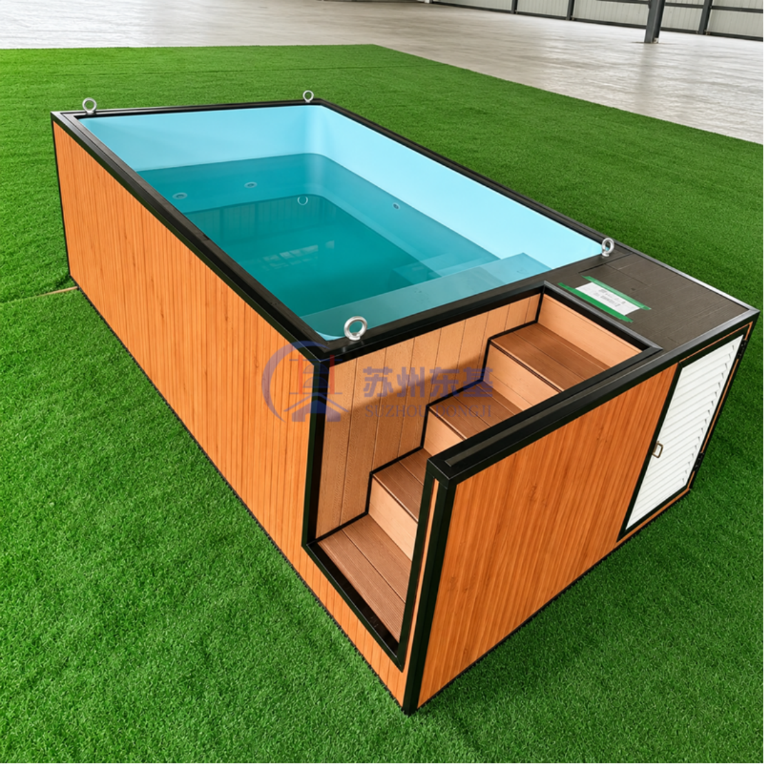 Two Custom Prefabricated Swimming Pools for a Buyer in Thailand