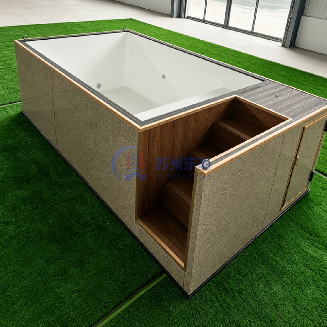 Two Custom Prefabricated Swimming Pools for a Buyer in Thailand