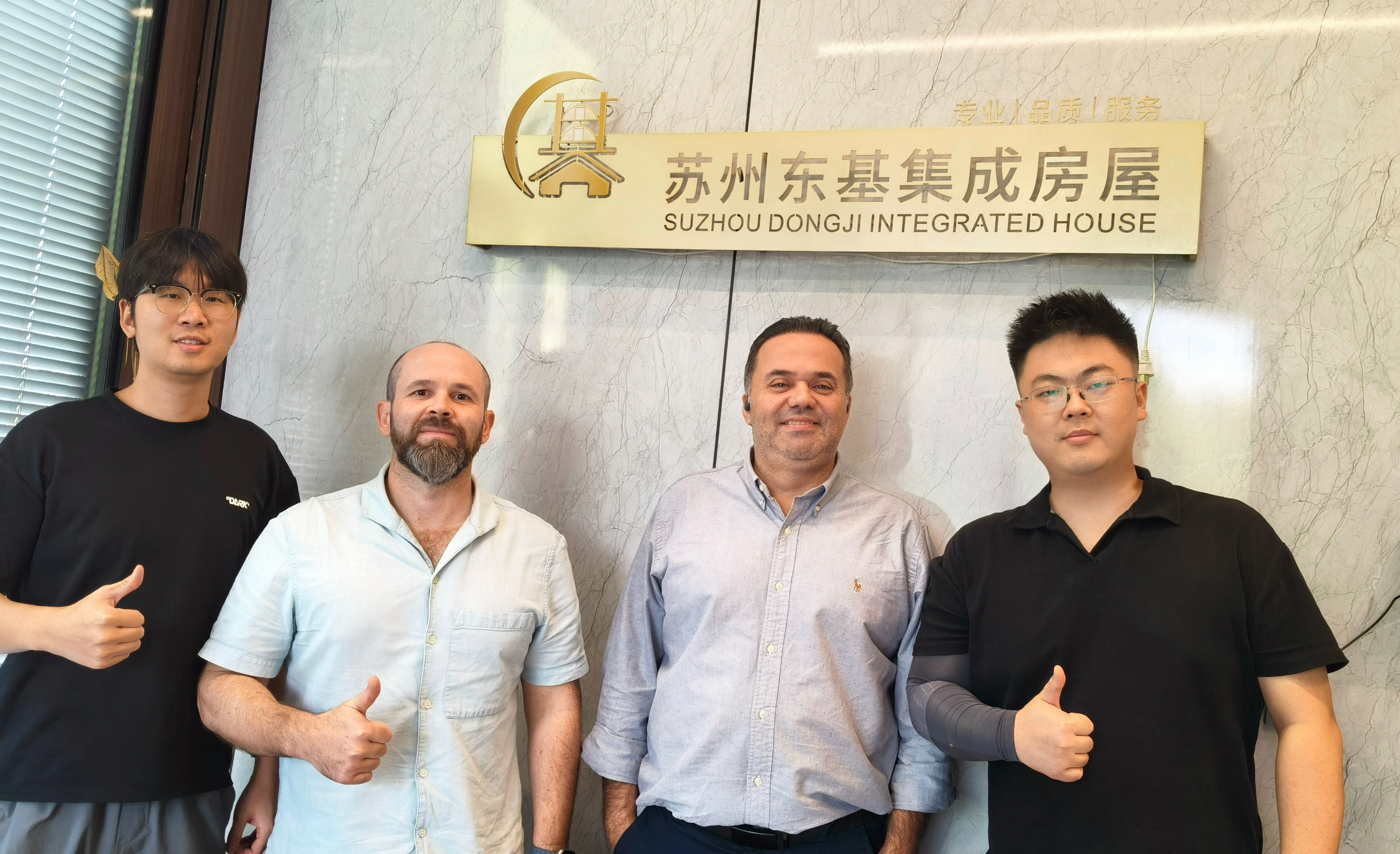 Brazilian Client Visits Dongji House to Plan a Two-Story Modular Hotel
