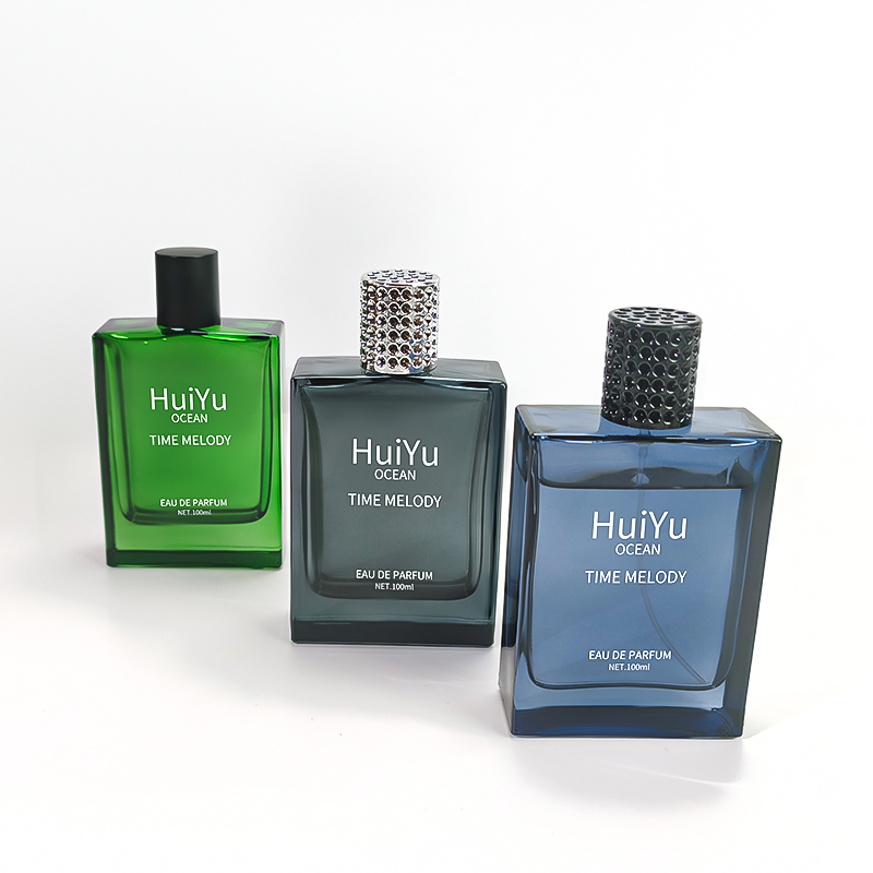 Custom Color Flat Fragrance Spray Bottles for Men HY-S016