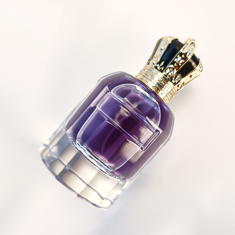 Luxury niyebe magandang disenyo makapal na ibabaw malinaw na batis na spray perfume bottle 100 ml HY-S012
