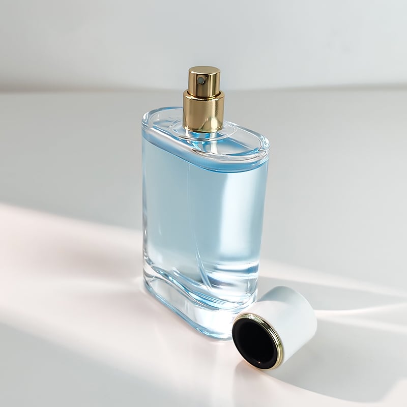 Großeinkauf Klare Benutzerdefinierte Parfümöl-Glasflasche HY-S019