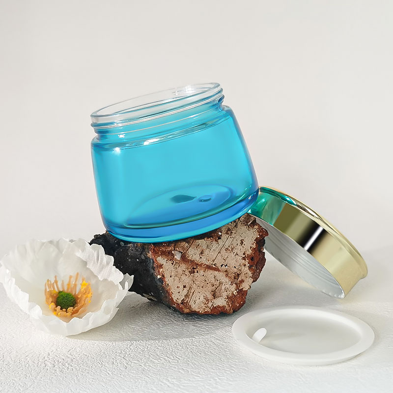 100g Custom Wide Mouth Glass Cream Container HY-1865