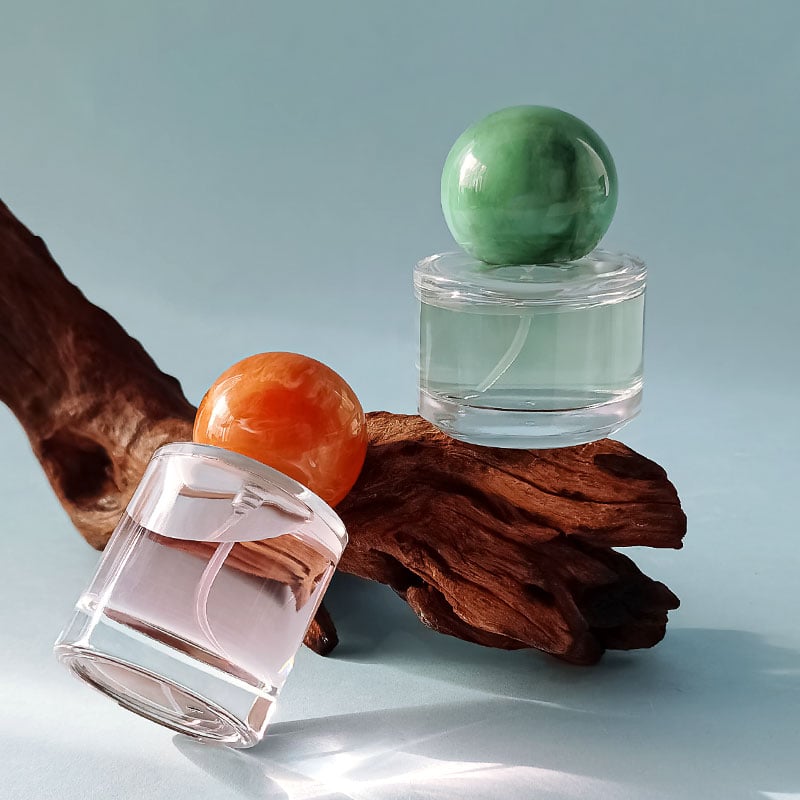 Perfume Bottle Manufacturer 30ML Cute Cylinder Glass Fragrance Spray Bottle