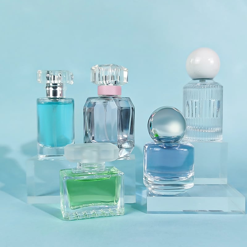 High Quality Transparent Empty Fancy Glass Mini Perfume Bottles 20 ml