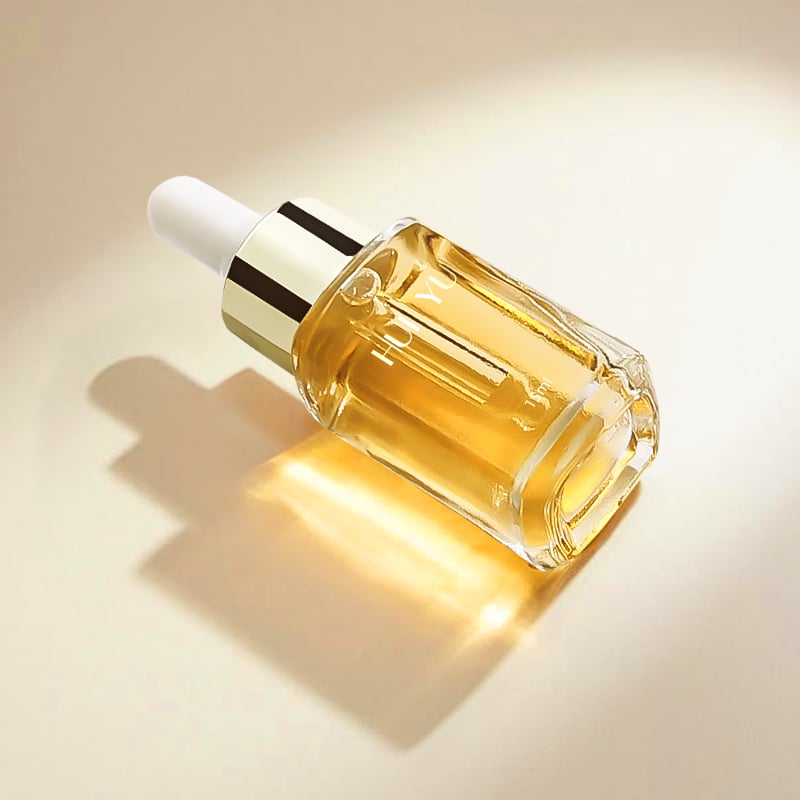flacon carré en verre de 15 ml avec logo mat personnalisé, pour emballage de sérum capillaire et cosmétique, soins du visage, boîte avec flacon compte-gouttes
