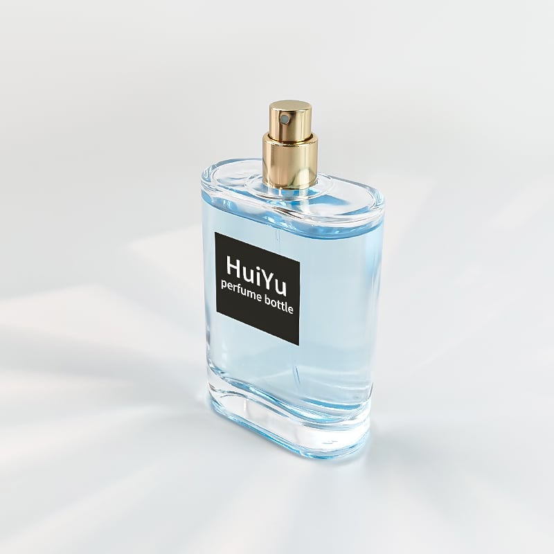 Großeinkauf Klare Benutzerdefinierte Parfümöl-Glasflasche HY-S019