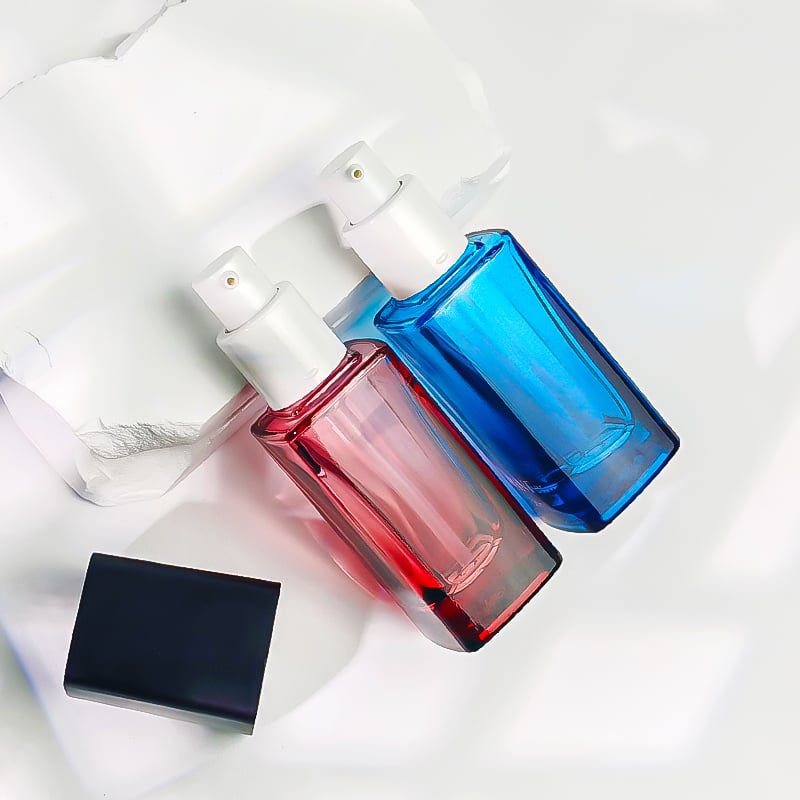 30ml  Multi-Color Glass Liquid Foundation Bottle HY-2425