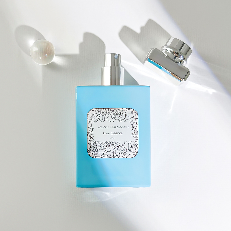 Elegant Blue Glass Perfume Bottle 100ml HY-S006